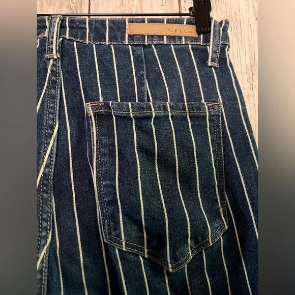Cello Striped Flare Jeans - Picture 8 of 8